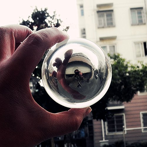 DSJUGGLING Clear Acrylic & Metal Contact Fushigi Ball 75mm - 3
