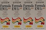 Formula EM Generic for Emetrol Nausea & Upset Stomach Relief Cherry Flavor 4 oz. Bottle Total 16 oz. by Major Pharmaceuticals