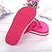 Womail 2016 Fashion Summer Clip Toe Platform Wedge Sandals High Heel for Women Hot Pink (39)