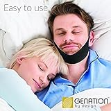 Anti Snoring Chin Strap - Adjustable belt for men, women and kids -The ultimate bedtime snore solution. A safe simple effective sleep aid providing loved ones with a peaceful nights sleep