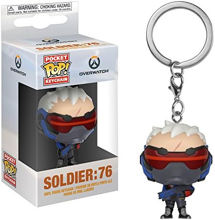 soldier 76 keychain