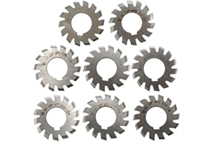 Fevas Module 1 PA20 Degrees Bore 22mm #1-8 HSS Involute Gear Milling Cutter High Speed Steel Gear Milling Cutter Gear Cutting Tools - (Color: 4)