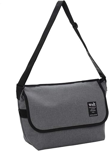 Amazon ショルダーバッグ メッセンジャーバッグ レディース メンズ メッセンジャー 大人 斜めがけバッグ 軽量 大容量 斜め掛けバッグ ダークグレー ノーブランド品 メッセンジャーバッグ