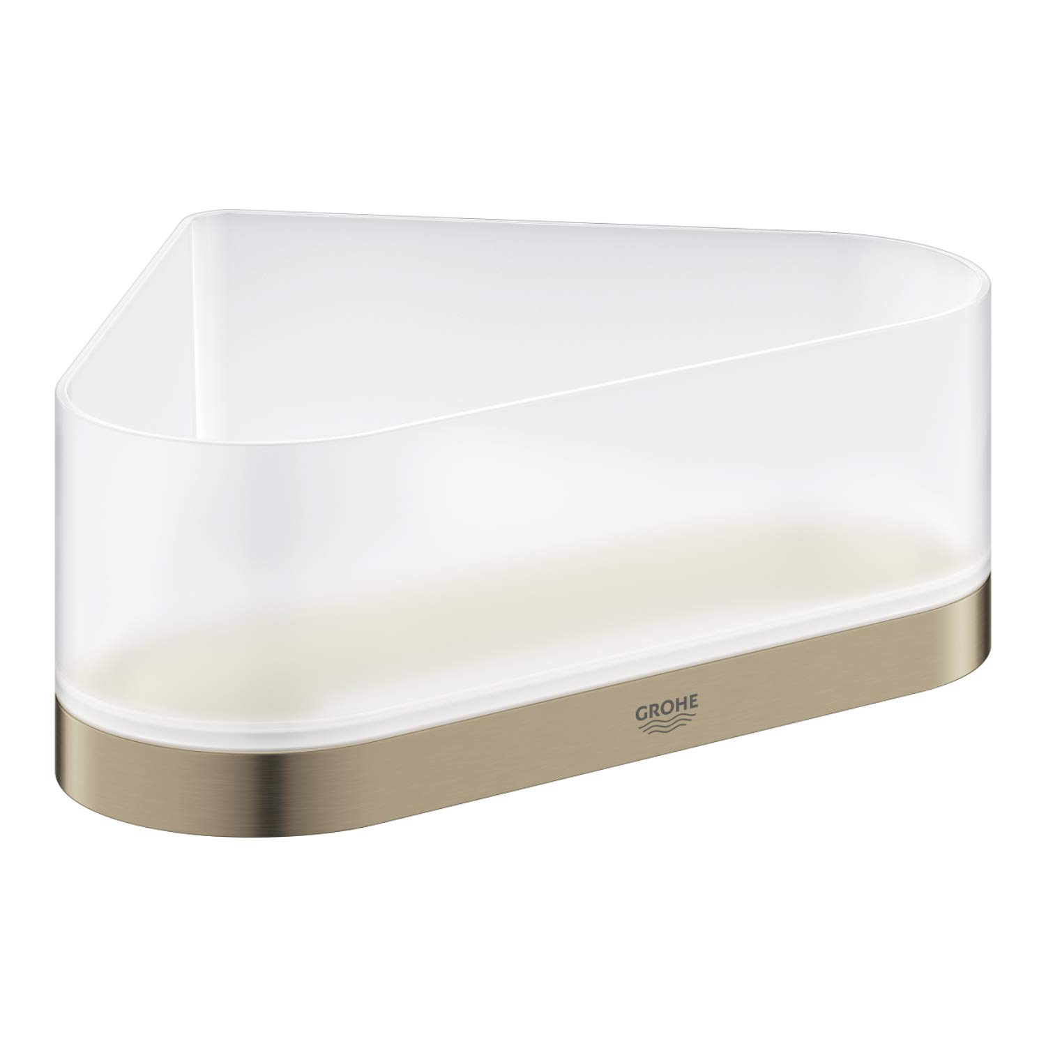 GROHE Selection Corner Shower Tray with Holder Brushed Nickel 41038EN0