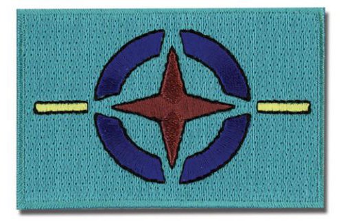 GE Animation Gundam Aeu Flag Patch Cool Anime Item
