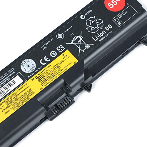 Replacement Laptop Battery For Lenovo ThinkPad T410, T420, T510, T520 & More – 5200/6600mAh