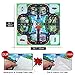AOKESI Transport Car Carrier Truck Toy Great Gift for Boys Girls Age of 3-10 Year Old (Includes 6 Toy Cars, 2 Construction Signs,7 Road Blocks, 2 Oil Cones, 1 City Map and 1 Dice)