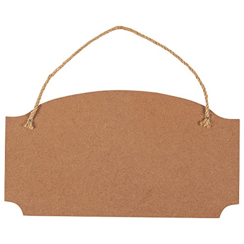 Juvale Set Of 2 Wooden Rustic Restroom Signs Hanging Rope