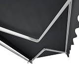 Panana Retractable Manual Awning 2.5x2m Grey DIY Folding Sun Shade Canopy view 5