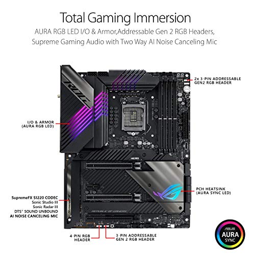 ASUS ROG Maximus XIII Hero Gaming moederbord socket Intel LGA 1200 (Intel Z590, ATX, 4x M.2, USB 3.2 Gen 2x2, PCIe 4.0… - Image 6