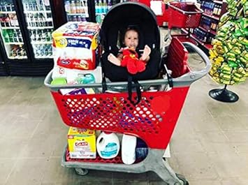 car seat in walmart cart