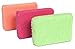 Casabella Multipurpose Non-Scratch Microfiber Cleaning Sponges, Multicolor (Pack of 3)