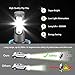 INFITARY LED Headlight Bulbs H11 Conversion Kits Auto Headlamp Car Headlight 72W 6500K Cool White 8000LM Extremely Super Bright COB Chips, 3 Years Warranty (Red, H11/H8/H9)