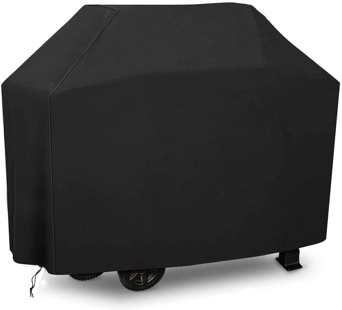 Estefanlo BBQ Covers Waterproof Heavy Duty Large Grill Cover, 3-4 Burner Gas BBQ Covers, Windproof, Rip-Proof, Outdoor Large Barbecue Cover for Weber, Brinkmann, Char-Broil