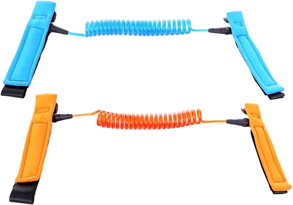 Xiaoyu 2 Colors Baby Anti-Lost Belt, 360 Degree Rotation, Child Walking Safety Toddler Harness, Blue & Orange, 2.5MM - Image 3