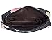 TOPERIN Floral Pen Pencil Case Coin Purse Pouch Cosmetic Makeup Bag (Black)