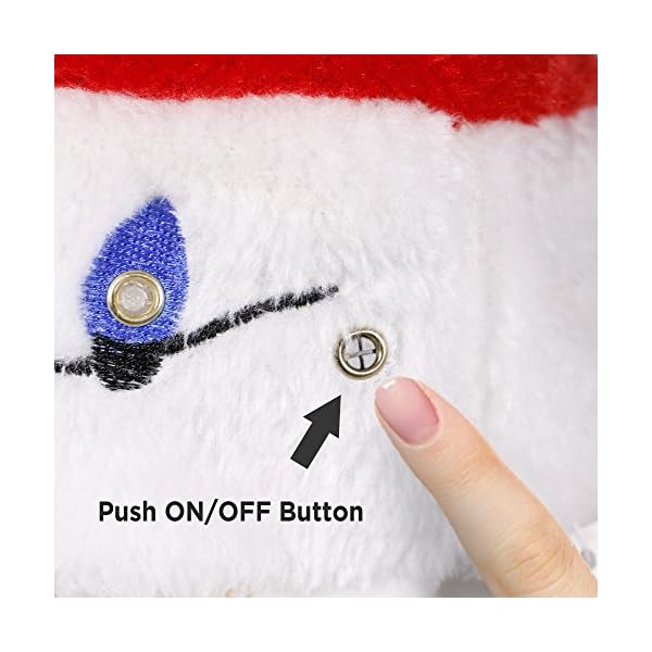 Blinking Light-up Plush Red Santa Hat + LED Christmas Bulb Necklace Kit for Ugly Sweater Xmas Holiday Party - Image 9