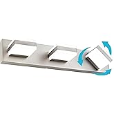 SOLFART Brushed Nickel Vanity Lights Over Mirror, 3 Light LED Bathroom Light Fixture, Vanity Light for Bathroom Modern LED Li