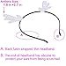 SUIEK Glitter Antlers Headband Reindeer Christmas Santa Holiday Party Costume (Glitter Silver Antlers (1PCs))
