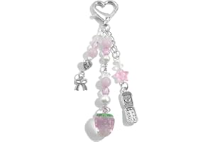 AGEN KGEN Novelty keychains Aesthetic Y2K Keychain Charms Stylish Keychains Accessories for Women Bag Purse Gifts