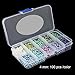 BEADNOVA Satin Pearls Beads for Crafts Tiny Loose Glass Imitation Pearls for Jewelry Making (4mm, 1000pcs, Multi Color)