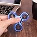 Opard Tri Fidget Spinner Hand Over 2 Minutes Spinning Toy Aluminum Alloy for Child and Adult (Blue)
