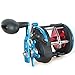 Piscifun Levelwind Trolling Reel Blue Right Hand (ACT40)