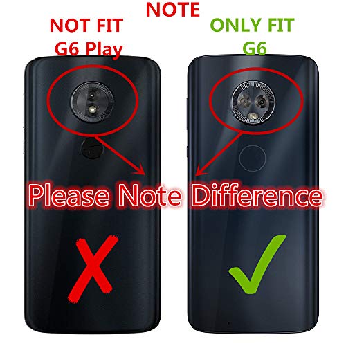 XR MARKET Motorola Moto G6 Screen Replacement LCD Display Touch Screen Digitizer Assembly Part, Compatible with XT1925 XT1925-5 XT1925-6(NOT for Moto G6 Play), with Tools, Screen Protector (Black)