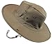 Boonie Bush Outdoor Fishing Hiking Hunting Boating Snap Brim Hat Sun Cap Bucket (Khaki, M)