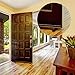 Door Stops That Work Great on All Surfaces from SuperiorMaker 4 Pack of Black Stylish Rubber Flexible Door Stoppers - Door Stops Rubber Best for Non-Scratching - Modern Door Stops Wedges Design