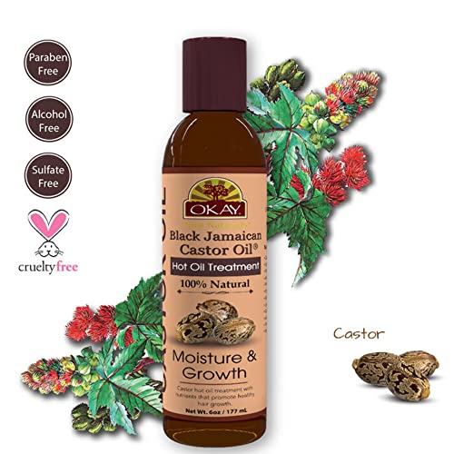 OKAY HOT OIL TREATMENT BLACK JAMAICAN CASTOR OIL 6oz / 117ml Pricepulse
