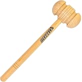 Naqqash Sports Double Side Bat Mallet for Cricket Bat Knocking | Regular, Ash Wood