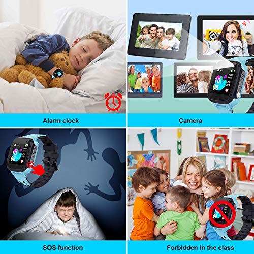 image for YIHOO Kids Waterproof Smartwatches Phone - LBS Tracker Locator Touch S