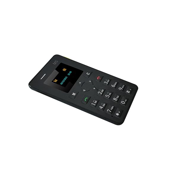 UKCOCO M5 Mini Card Handy Handy Handy Low Strahlung Handy für Studenten und Kinder 128M GSM (schwarz)