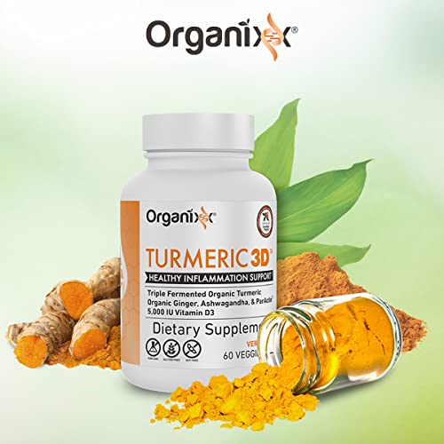 Organixx Turmeric Curcumin, Natural Inflammatory, and Immune Support