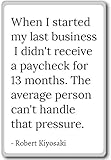 When I started my last business, I didn't