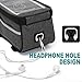 Sporcis Bicycle Bag, Bike Handlebar Bag TPU Sensitive Touch Screen Bike Frame Bag Cycling Front Tube bag Mobile Phone Holder for any Smartphones Below 6.0 Inch, 1L (Gray)thumb 2