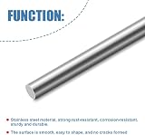 OFFCUP 304 Stainless Steel Round Rods Set 10pcs 2mm-3mm x 300mm view 4