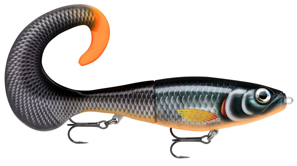 Rapala X-Rap Otus Lure with Two No. 2/0 Hooks, 0.5-1 m Swimming Depth, 25 cm Size, Halloween