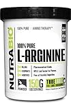 NutraBio 100% Pure L-Arginine Powder - 150 Grams