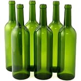 3starimex = aliases) 12" Green Plastic Wine Bottle Display Set of 6