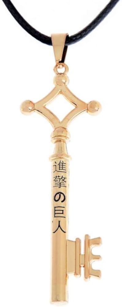 YUNMENG Angriff auf Titan Eren Schlüssel Halskette Metall