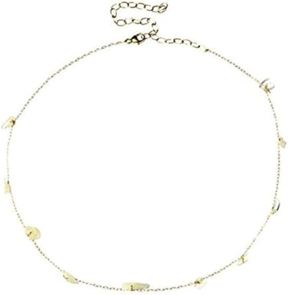 ERTH 14k Solid Yellow Gold Constellation Moonstone Necklace ERTH