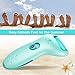 MiroPure Electric Callus Remover, Professional Wet and Dry 100% Waterproof and 3X Powerful Pedicure Foot File for Dead Hard Cracked Skin, Coarse and Fine 2 Roller Heads and Cleaning Brush