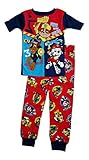 Paw Patrol Little Boys' Toddler Short Sleeve Cotton Pajama Set