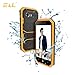E&L W6S 3G WCDMA Rugged Smartphone Unlocked IP68 Waterproof Dustproof Shockproof 8GB/1GB Android 6.0 Camera 8MP Military Grade GSM Cellphone(Yellow)