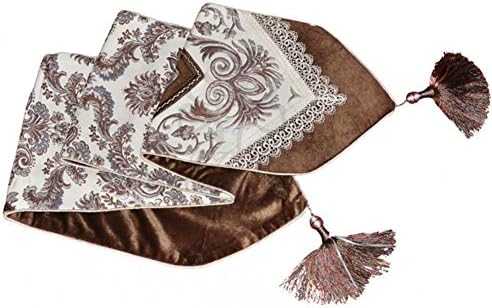 European-style Luxury West Table Flag/Coffee Table Cloth Flag/Lace Table Runner-A 32x220cm(13x87inch)