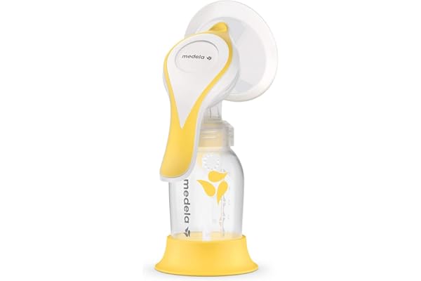 Medela Manual breast pump with Flex Shields Harmony Single Hand for More Comfort and Expressing More Milk