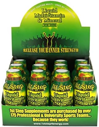 - 1st Step for Energy, Liquid Multivitamin and Mineral Citrus, 2-Ounce (Pack of 12)