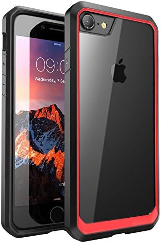 iPhone 8 Case,iPhone 7 Case, ALPHABETT Scratch Resistant Drop Protective SUPER THIN Case for Apple iPhone 7/iPhone 8(Red)